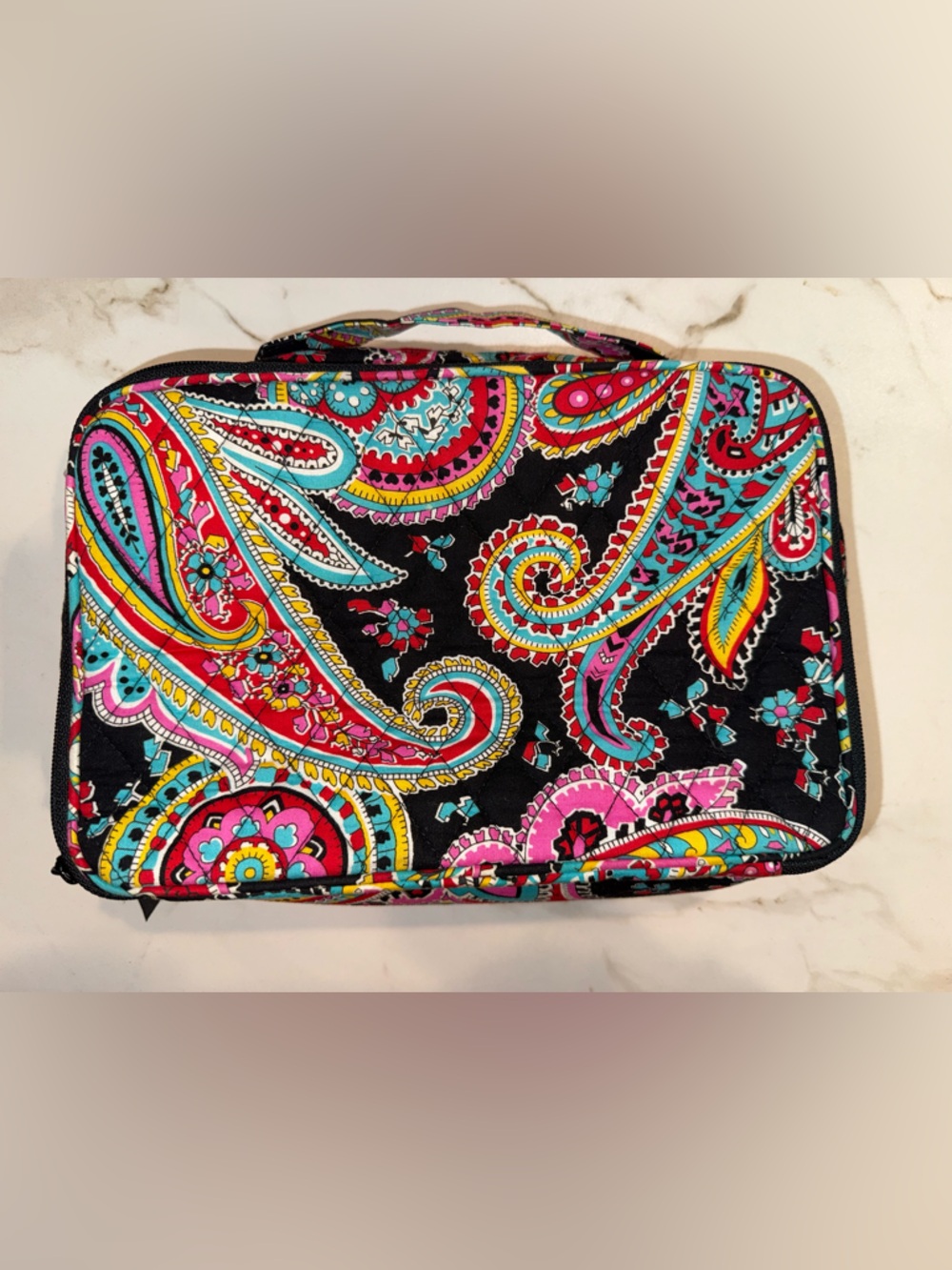 Vera Bradley Hanging Travel Organizer Cosmetic Case Paisley